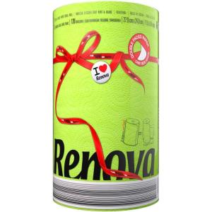 image:imageRenova Green Paper Towel Jumbo Roll 2 Ply 120 Highly Absorbent SheetsLime Green