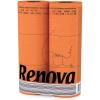 image:imageRenova Orange Toilet Paper 3Ply  Pack of 6 Rolls 140 Sheets Each  EcoLabel Certified Dermatologically Tested Septic Safe Sustainable amp SoftOrange