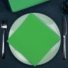 image:imageRenova 160 Square Green Luncheon Paper Napkins 2 Ply  LinenFeel  Set of 4 packs  Gold Collection Elegant Decorative Dinner Napkins  Add Elegance to Any Occasion Upscale Events Parties