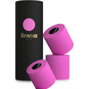 image:imagePink Toilet Paper 3 ply Gift Box 3 Rolls pack 140 Premium Quality sheets