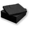 image:imageRenova Cocktail Paper Napkins Black 2Ply 30 Count 87x 87 Black  Soft and Absorbent 2ply party napkins dinners parties weddings and events table decor gift readyBlack