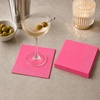 image:imageRenova Cocktail Paper Napkins Black 2Ply 30 Count 87x 87 Black  Soft and Absorbent 2ply party napkins dinners parties weddings and events table decor gift readyPink