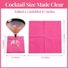 image:imageRenova Cocktail Paper Napkins Black 2Ply 30 Count 87x 87 Black  Soft and Absorbent 2ply party napkins dinners parties weddings and events table decor gift readyPink