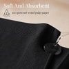 image:imageRenova Cocktail Paper Napkins Black 2Ply 30 Count 87x 87 Black  Soft and Absorbent 2ply party napkins dinners parties weddings and events table decor gift readyBlack