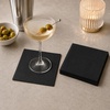 image:imageRenova Cocktail Paper Napkins Black 2Ply 30 Count 87x 87 Black  Soft and Absorbent 2ply party napkins dinners parties weddings and events table decor gift readyBlack