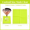 image:imageRenova Cocktail Paper Napkins Black 2Ply 30 Count 87x 87 Black  Soft and Absorbent 2ply party napkins dinners parties weddings and events table decor gift readyGreen