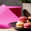 image:imageRenova Pink Paper Napkins 1Ply 70 Count 126x118  Unfolded Single Layer Made in Portugal Dinner Napkins