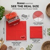 image:imageRenova Red Disposable Paper Napkins 70 Count 126x118  126 x 118 in Unfolded 1Ply Single Layer Soft amp Absorbent 6 Color Options RibbonTied Packaging