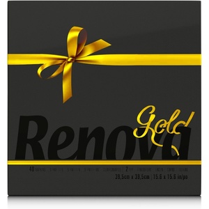 image:imageRenova 40 Black Paper Napkins 2 Ply  Square  Linen Feel  Enhance Your Halloween Casino and New Years Eve Parties and More  Add Elegance to Formal Dinnersnapkin