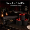 image:imageGift Box Toilet Paper 4 Ply Black amp Red 3 Rolls Luxury Limited Edition