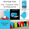 image:imageRenova 2 Ply Double Faced Red Label Paper Kitchen Towel Blue120 Sheets Pack of 2