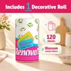 image:imageRenova Kitchen Paper Towels Blossom Design XXL Roll 120 Sheets WhiteXxl