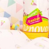 image:imageRenova Kitchen Paper Towels Easter Design XXL Roll 120 SheetsPack of 3  Easter Designs featuring cute carrots eggs and bunnies 2Ply Sheets MultiUse Kitchen Effortless Clean FSC Certified