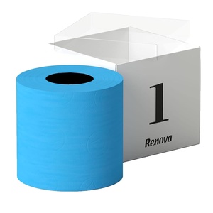 image:imageBlue Toilet Paper 3 ply Gift Box 1 Roll 140 Premium Quality sheets
