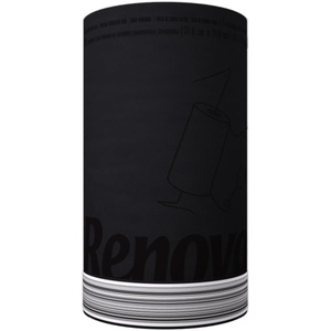 image:imageRenova 2 Ply Double Faced Paper Black Kitchen Towel