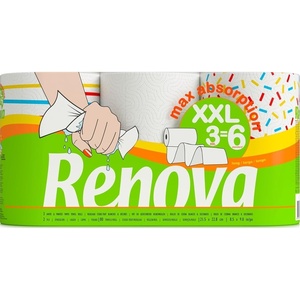 image:imageRenova Kitchen Roll Double Decorated  3 RollsRandom