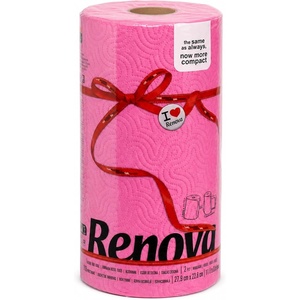 image:imageRenova Mint Paper Towel Roll 2 Ply 120 Sheets  Same Count Now More Compact and AbsorbentFuscia