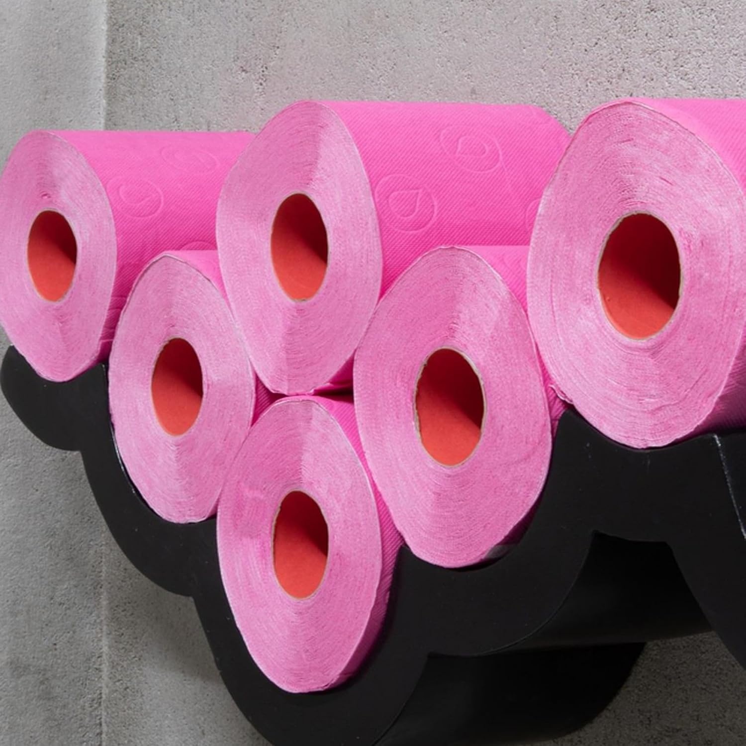 image:imageRenova Colored Toilet Paper 3Ply 4 Jumbo Rolls Per Pack 180 Sheets Per Roll Color Blue Pink Rosa Red Vanilla Lime Green  Multipack Sets Available Red 4 Count 1 PackPink