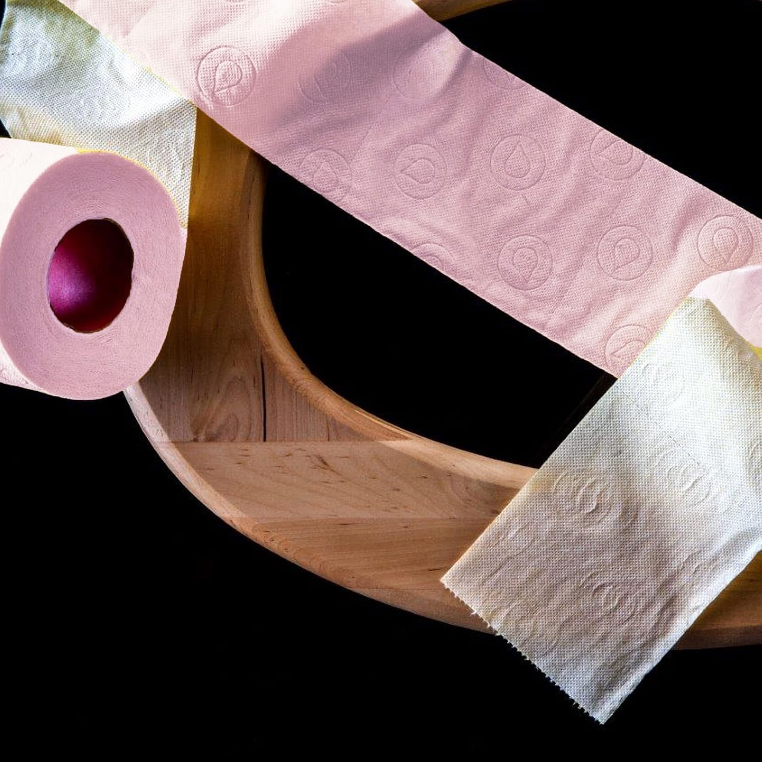 image:imageRenova Colored Toilet Paper 3Ply 4 Jumbo Rolls Per Pack 180 Sheets Per Roll Color Blue Pink Rosa Red Vanilla Lime Green  Multipack Sets Available Red 4 Count 1 PackLight Pink