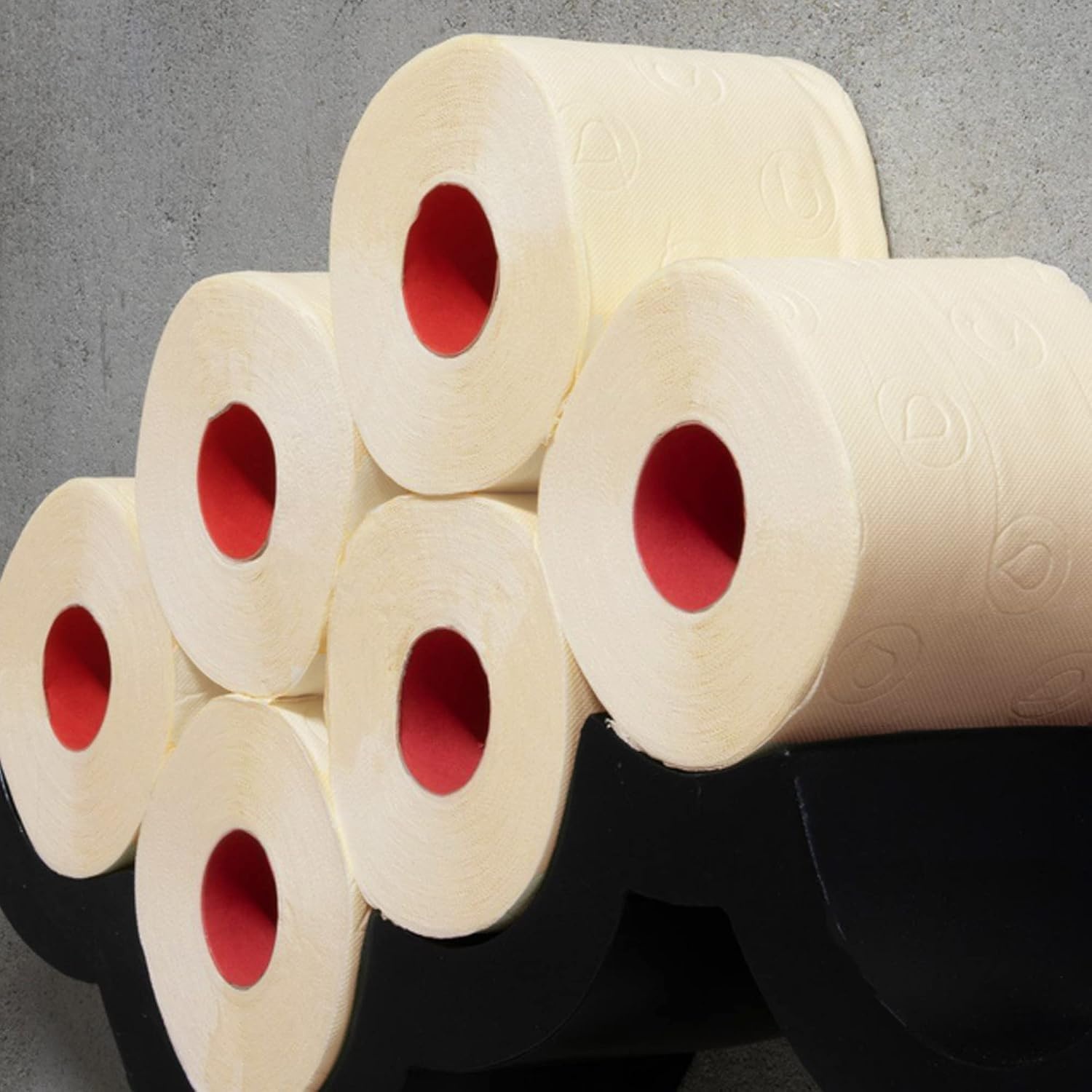 image:imageRenova Colored Toilet Paper 3Ply 4 Jumbo Rolls Per Pack 180 Sheets Per Roll Color Blue Pink Rosa Red Vanilla Lime Green  Multipack Sets Available Red 4 Count 1 PackVanilla