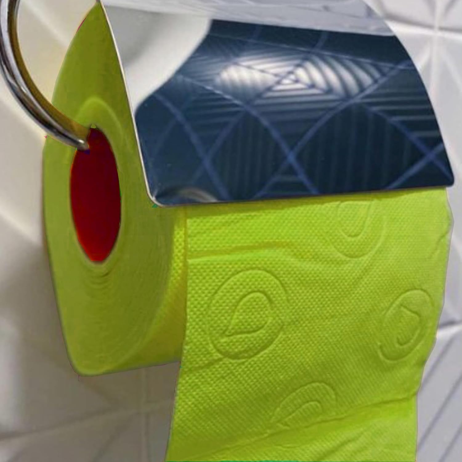 image:imageRenova Colored Toilet Paper 3Ply 4 Jumbo Rolls Per Pack 180 Sheets Per Roll Color Blue Pink Rosa Red Vanilla Lime Green  Multipack Sets Available Red 4 Count 1 PackLime green