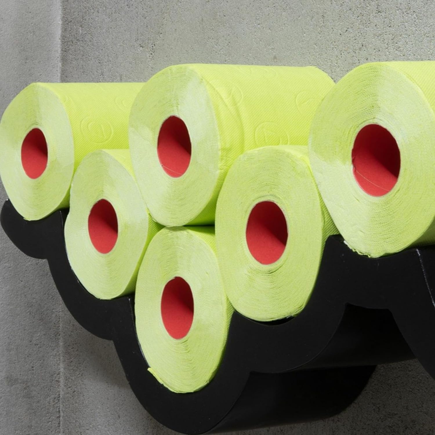 image:imageRenova Colored Toilet Paper 3Ply 4 Jumbo Rolls Per Pack 180 Sheets Per Roll Color Blue Pink Rosa Red Vanilla Lime Green  Multipack Sets Available Red 4 Count 1 PackLime green