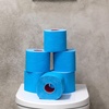 image:imageRenova Colored Toilet Paper 3Ply 4 Jumbo Rolls Per Pack 180 Sheets Per Roll Color Blue Pink Rosa Red Vanilla Lime Green  Multipack Sets Available Red 4 Count 1 PackBlue
