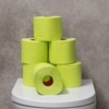 image:imageRenova Colored Toilet Paper 3Ply 4 Jumbo Rolls Per Pack 180 Sheets Per Roll Color Blue Pink Rosa Red Vanilla Lime Green  Multipack Sets Available Red 4 Count 1 PackLime green