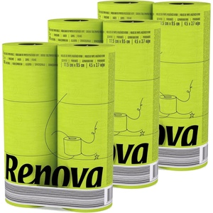 image:imageRenova Toilet Paper RollScented3 Packs18 Rolls Soft Colored Pink  3Ply Soft Tissue EcoLabel Certified Dermatologically Tested Septic Safe Sustainable amp Soft 140 Sheets per RollGreen