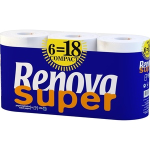 image:imageRenova Toilet Paper Super White Triple  6 Rolls of Paper