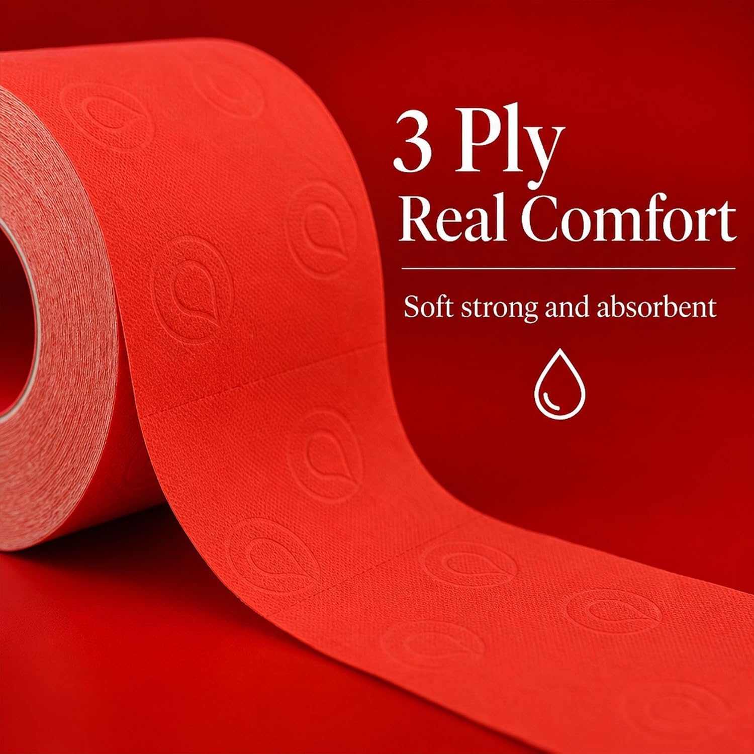 image:imageRenova Colored Toilet Paper 3Ply 4 Jumbo Rolls Per Pack 180 Sheets Per Roll Color Blue Pink Rosa Red Vanilla Lime Green  Multipack Sets Available Red 16 Count 4 Packs of 4