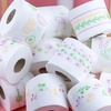 image:imageExperience the Vibrant Beauty of Renova Design Spring Limited Edition Toilet Paper Floral amp Colorful Illustrations White Paper for a Fresh Look 160 Sheets per Roll 4 Rolls per Pack FSC Certified