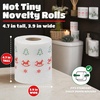 image:imageRenova Christmas Toilet Paper 4 Rolls 160 Sheets 3 Ply Printed FSC  Soft dermatologically tested base FSC certified flushes like a plain roll Christmas prints sock tree and holly art