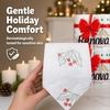 image:imageRenova Christmas Toilet Paper 4 Rolls 160 Sheets 3 Ply Printed FSC  Soft dermatologically tested base FSC certified flushes like a plain roll Christmas prints sock tree and holly art
