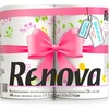 image:imageExperience the Vibrant Beauty of Renova Design Spring Limited Edition Toilet Paper Floral amp Colorful Illustrations White Paper for a Fresh Look 160 Sheets per Roll 4 Rolls per Pack FSC Certified