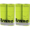 image:imageRenova Green Toilet Paper 3Ply 6 Compact Rolls 140 Sheets Lime Green  EcoLabel Certified Dermatologically Tested Septic Safe Sustainable amp Soft Colored Bathroom Tissue Gift Idea6 Count Pack of 2