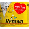 image:imageRenova Ultrafort Toilet Paper Wrapped in 4 Layers  4 Large RollsWhite