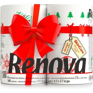 image:imageChristmas Toilet paper edition 3 ply 4 rolls pack 160 sheets