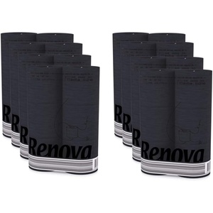 image:imageRenova Black Toilet paper 6 roll pack Bundle of 8 packs toilet paper bulk of 48 rolls 8