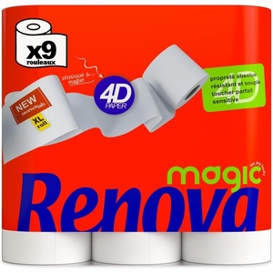 image:imageRenova Magic Toilet Paper 9 Rolls 2 ply White