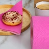 image:imageRenova Colored Paper Towel Jumbo Rolls  2 Ply Sheets for Daily Kitchen Tasks Strong Absorption Compact Roll Design DoubleFaced Paper for Versatile Use 120 Sheets per Roll Pink 3 Rolls