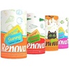 image:imageRenova Kitchen Paper Towels Blossom Design XXL Roll 120 Sheets White Pack of 2Xxl Pack of 2