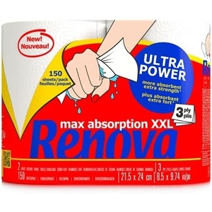 image:imageRENOVA Max Absorption XXL Ultra Power Paper Towel 2 Rolls
