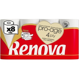image:imageRENOVA Pro Age Toilet Paper 8 Rolls