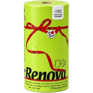 image:imageRenova Orange Paper Towel Roll 2 Ply 120 SheetsLime green