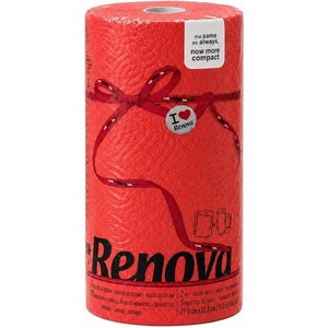 image:imageRenova Orange Paper Towel Roll 2 Ply 120 SheetsRed