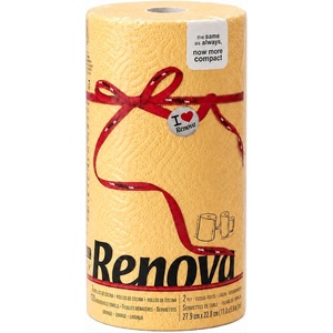 image:imageRenova Orange Paper Towel Roll 2 Ply 120 SheetsYellow