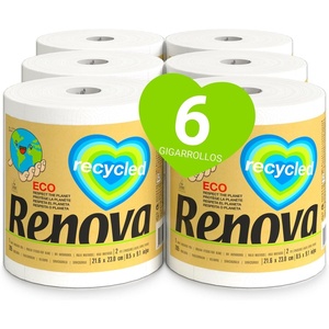 image:imageRenovagreen 100 Percent Recycled Paper Towel Gigaroll Case of 6