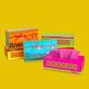 image:imageRenova Red Label Blue Facial Tissues  80 Tissues  Pack of 8blue