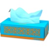 image:imageRenova Red Label Blue Facial Tissues  80 Tissues  Pack of 8blue